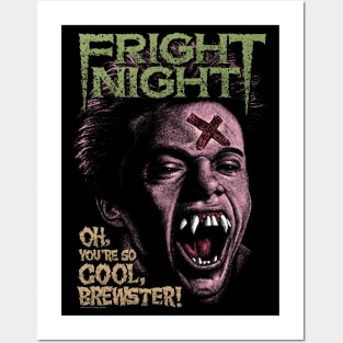 Fright Night, Horror, Cult Classic, Vampire Posters and Art